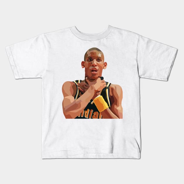 Reggie Miller | Indiana Pacers Kids T-Shirt by ActualFactual